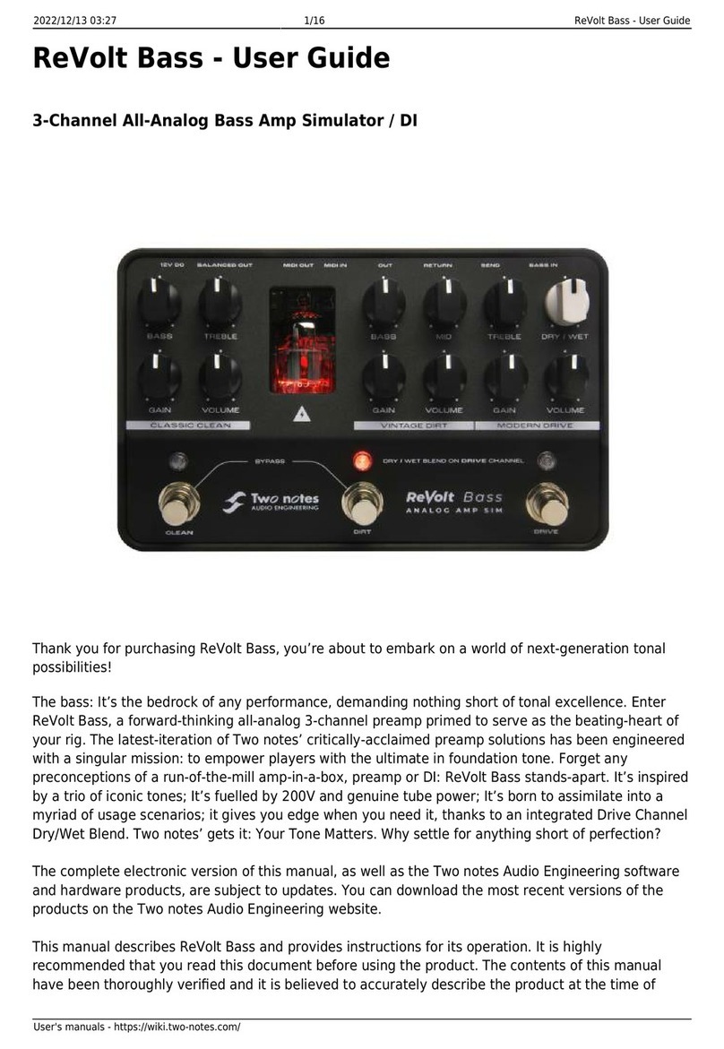 REVOLT Bass user guide