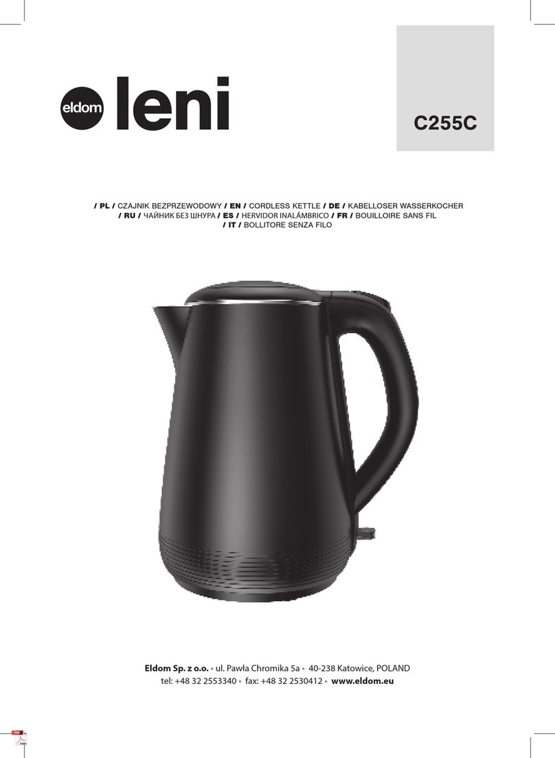 Eldom leni C255C User manual