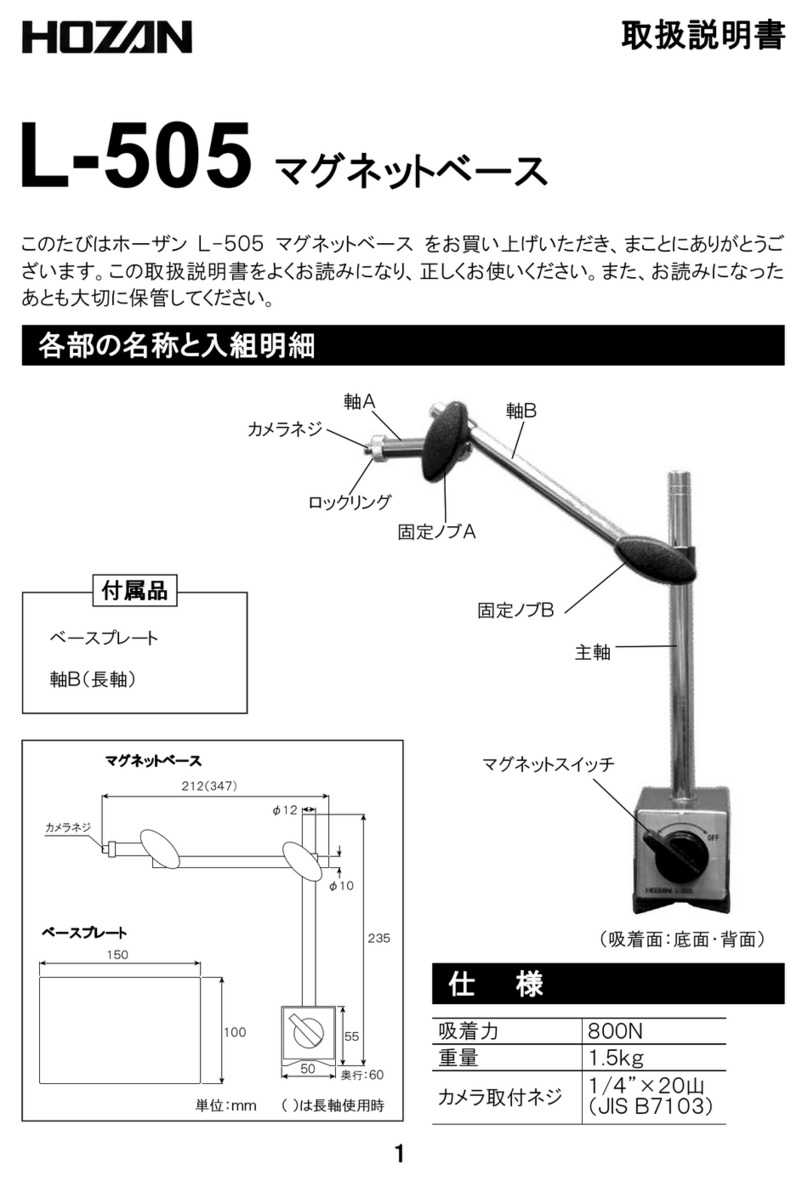 HOZAN L-505 instruction manual HOZAN L-505 instruction manual