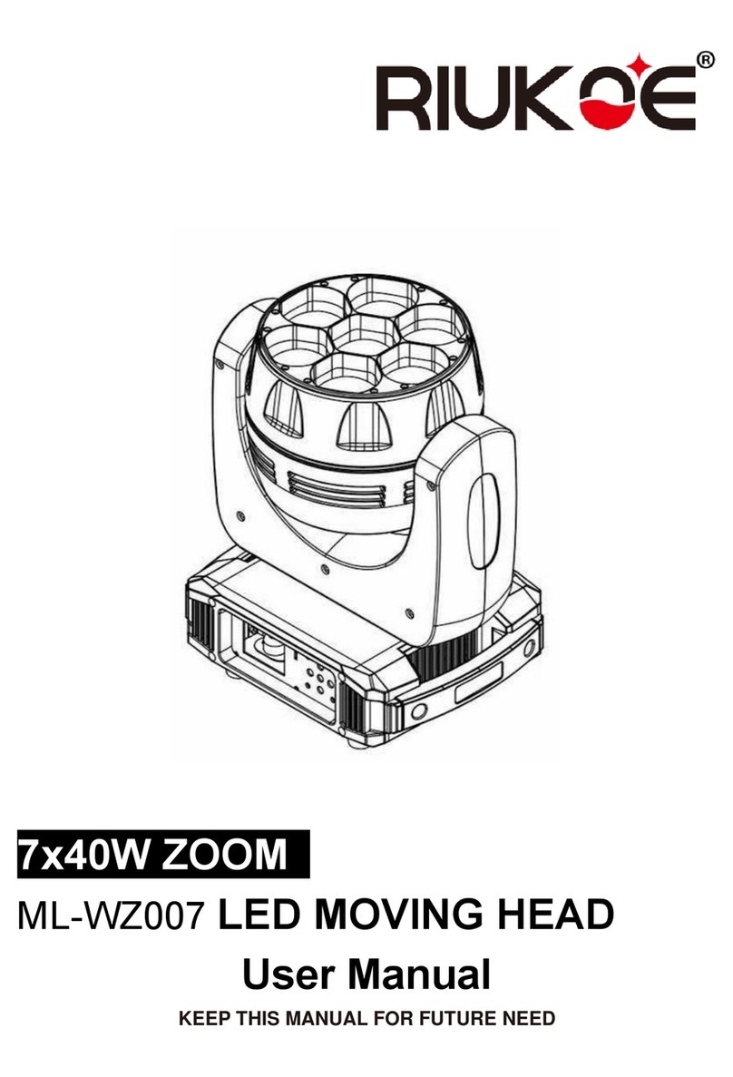 RIUKOE ML-WZ007 User manual