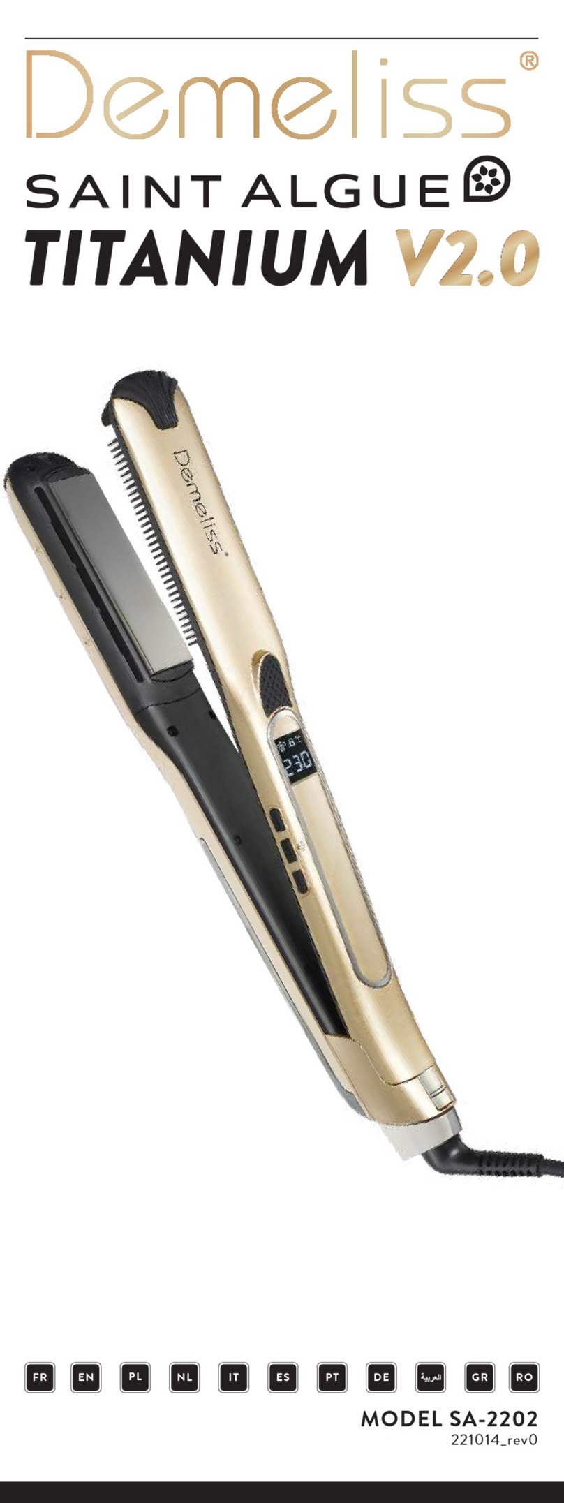 Demeliss Saint Algue Titanium V2.0 User manual