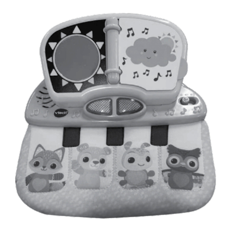 V-tech 3-in-1 Tummy Time to Toddler Piano User manual
