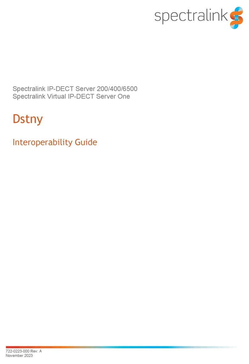 SpectraLink IP-DECT 200 User manual SpectraLink IP-DECT 200 User manual