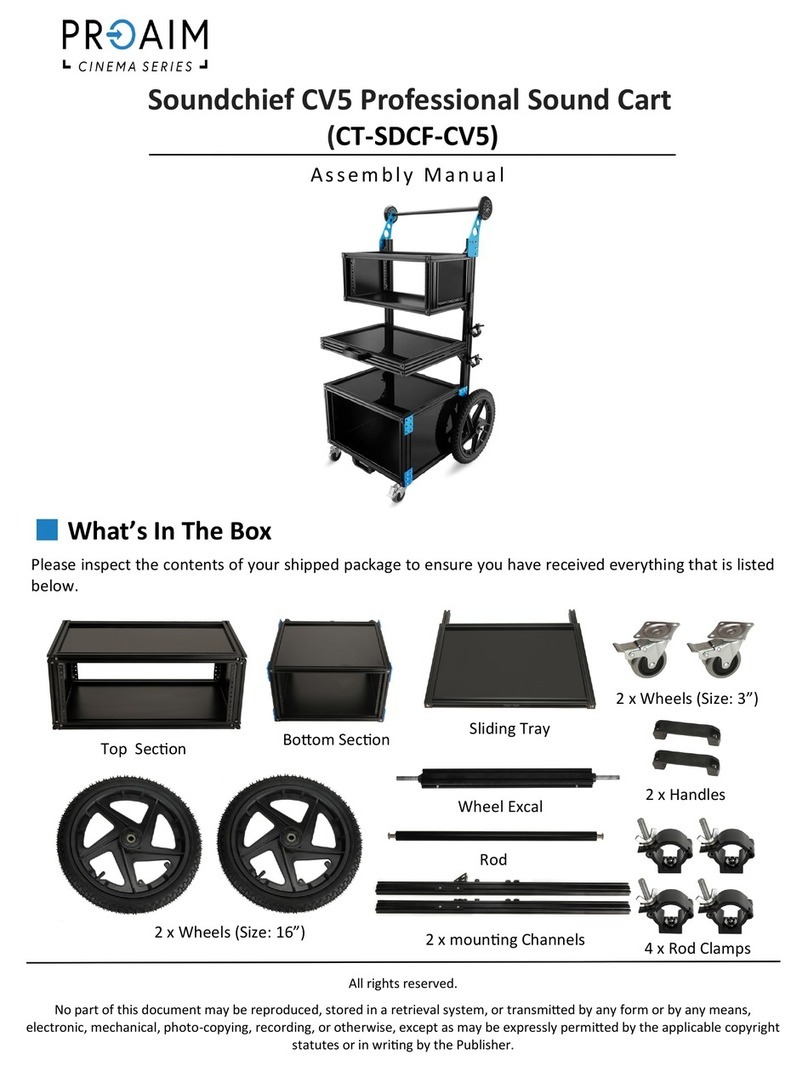 PROAIM Soundchief CV5 Assembly manual