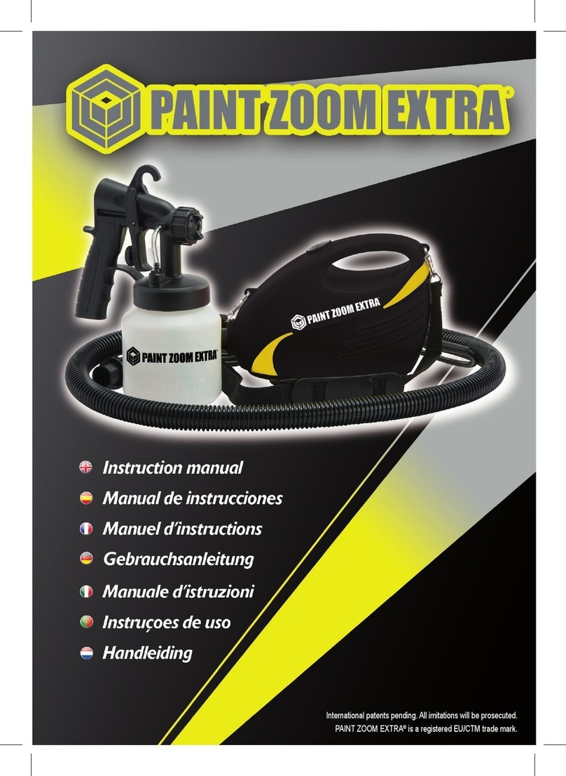 INDUSTEX PAINT ZOOM EXTRA instruction manual