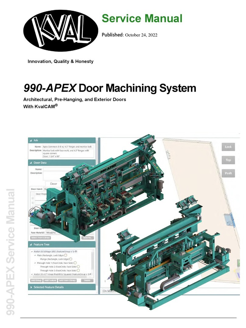 Kval 990-APEX Service manual