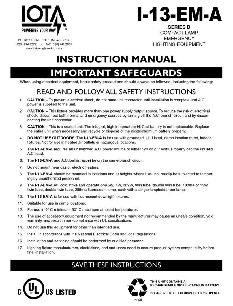 IOTA B Series instruction manual