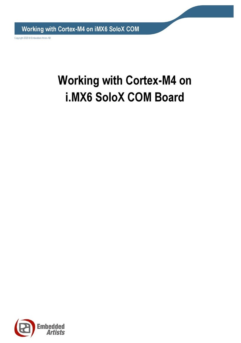 Embedded Artists iMX6 SoloX COM User manual