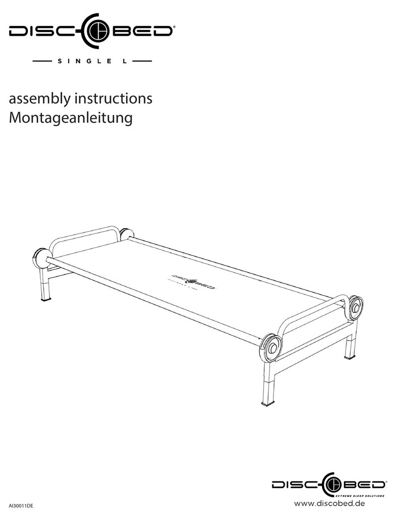 Disc-O-Bed SINGLE L Assembly instructions