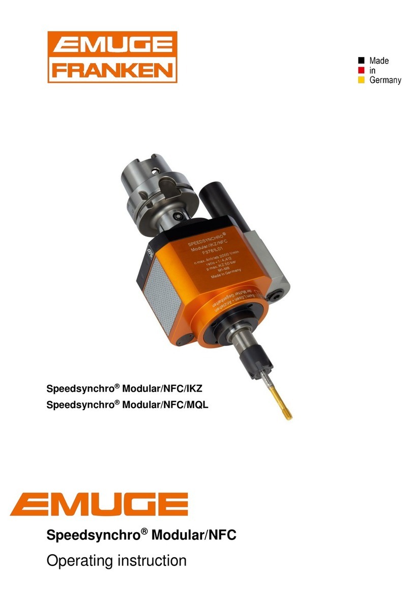 EMUGE Speedsynchro Modular/NFC Operating	 instruction
