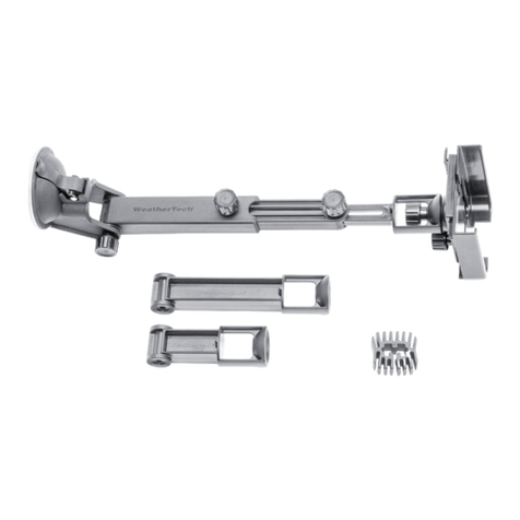 WeatherTech WindshieldFone instruction sheet