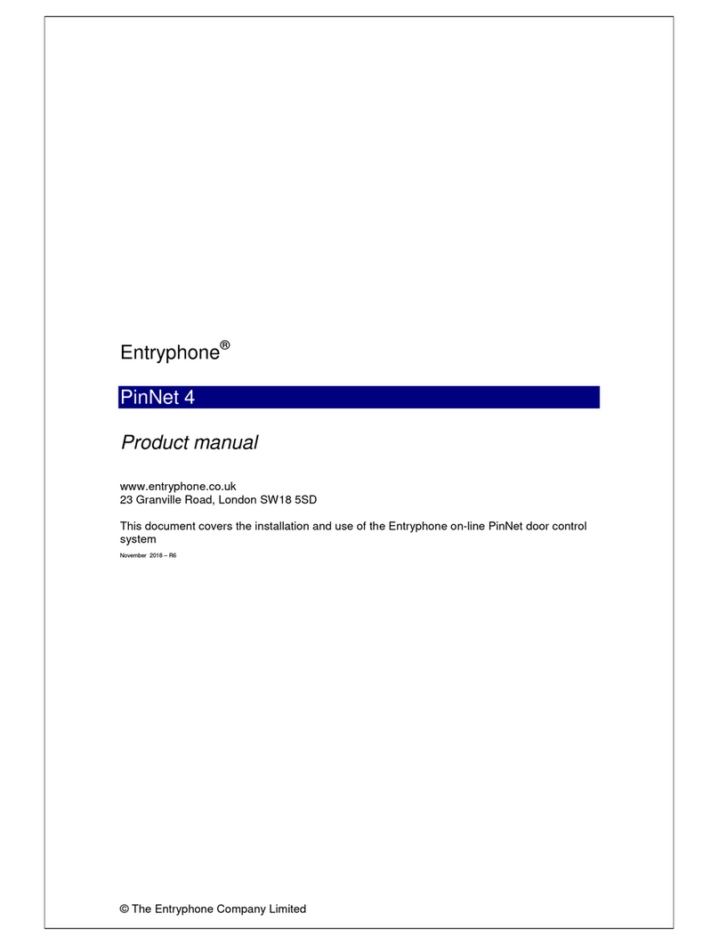 Entryphone PinNet 4 product manual
