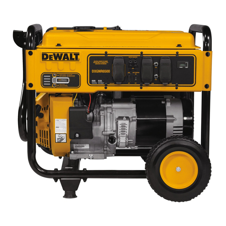 DeWalt DXGNR 6500 user manual