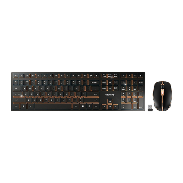 Cherry DW 9100 SLIM User manual