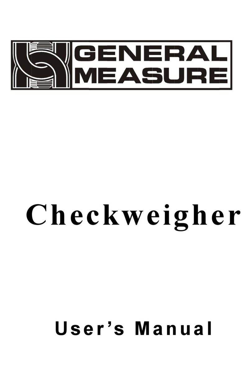 General Measure Checkweigher user manual