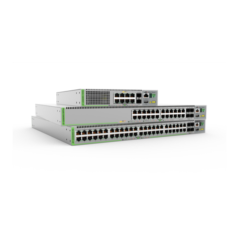 Allied Telesis AlliedWare Plus GS980MX Series User manual