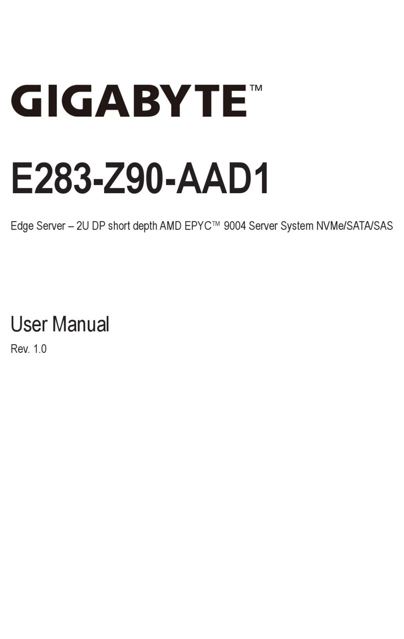 Gigabyte E283-Z90-AAD1 User manual