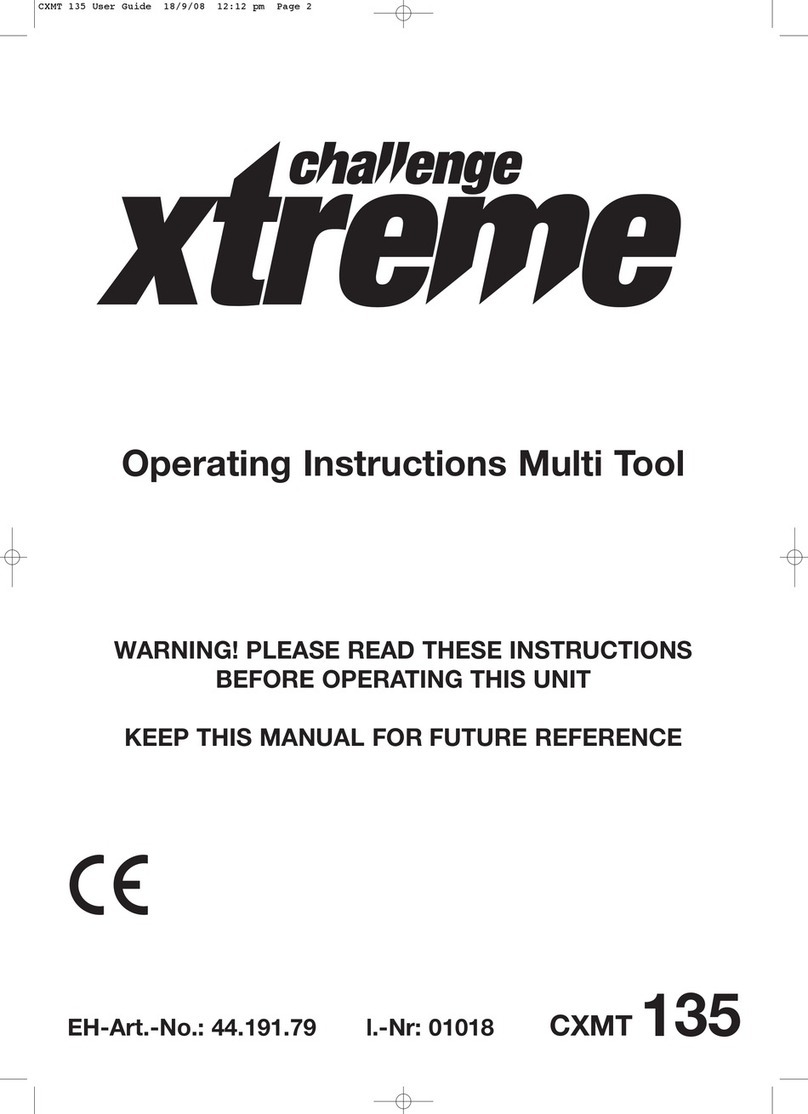 Challenge Xtreme CXMT 135 operating instructions