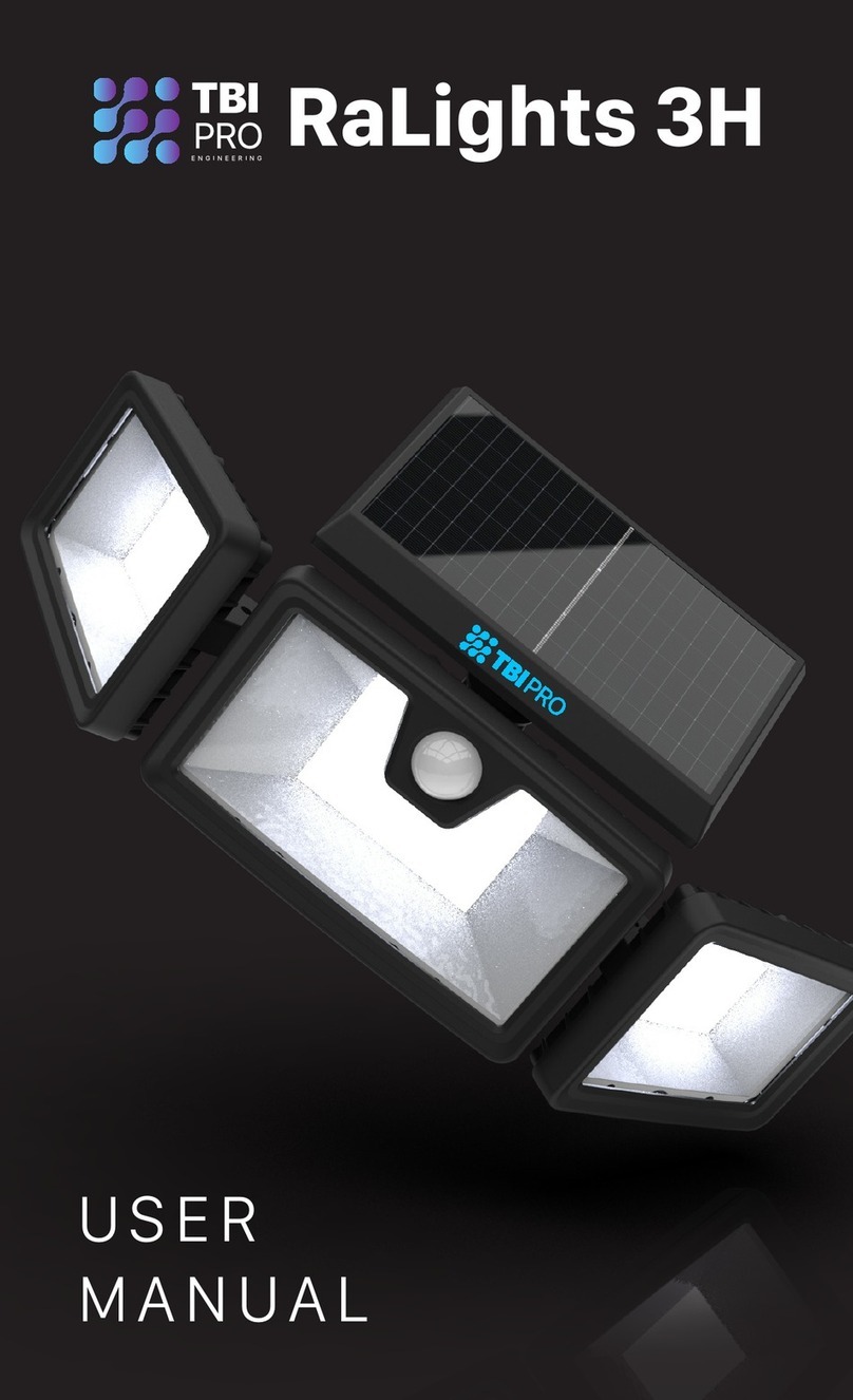 TBI PRO Engineering RaLights 3H user manual