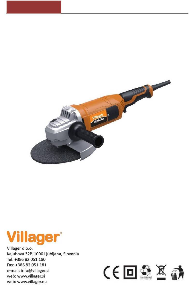 Villager VLN 470 Original instruction manual Villager VLN 470 Original instruction manual