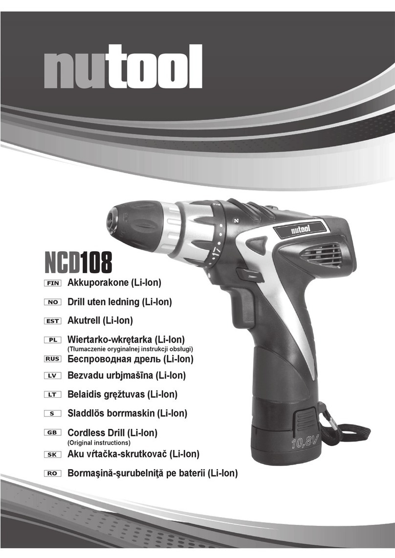 NUTOOL NCD108 Original instructions
