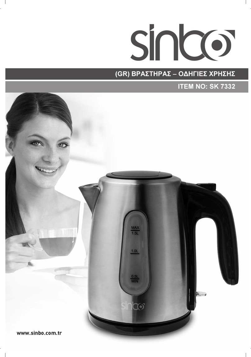 Sinbo SK 7332 instruction manual