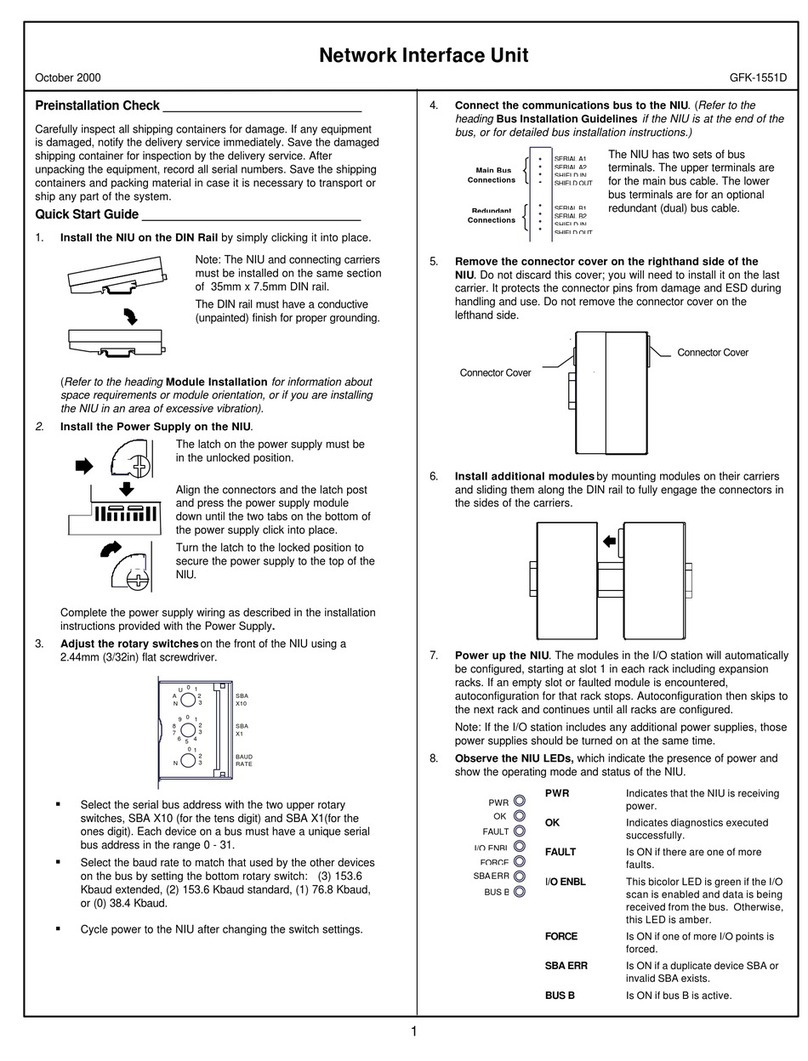 VersaMax GFK-1551D quick start guide