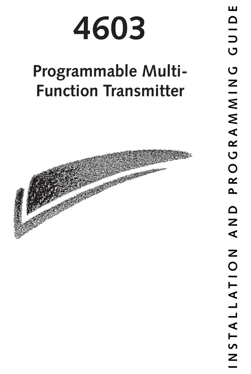 Scantronic 4603 Installation and programming guide