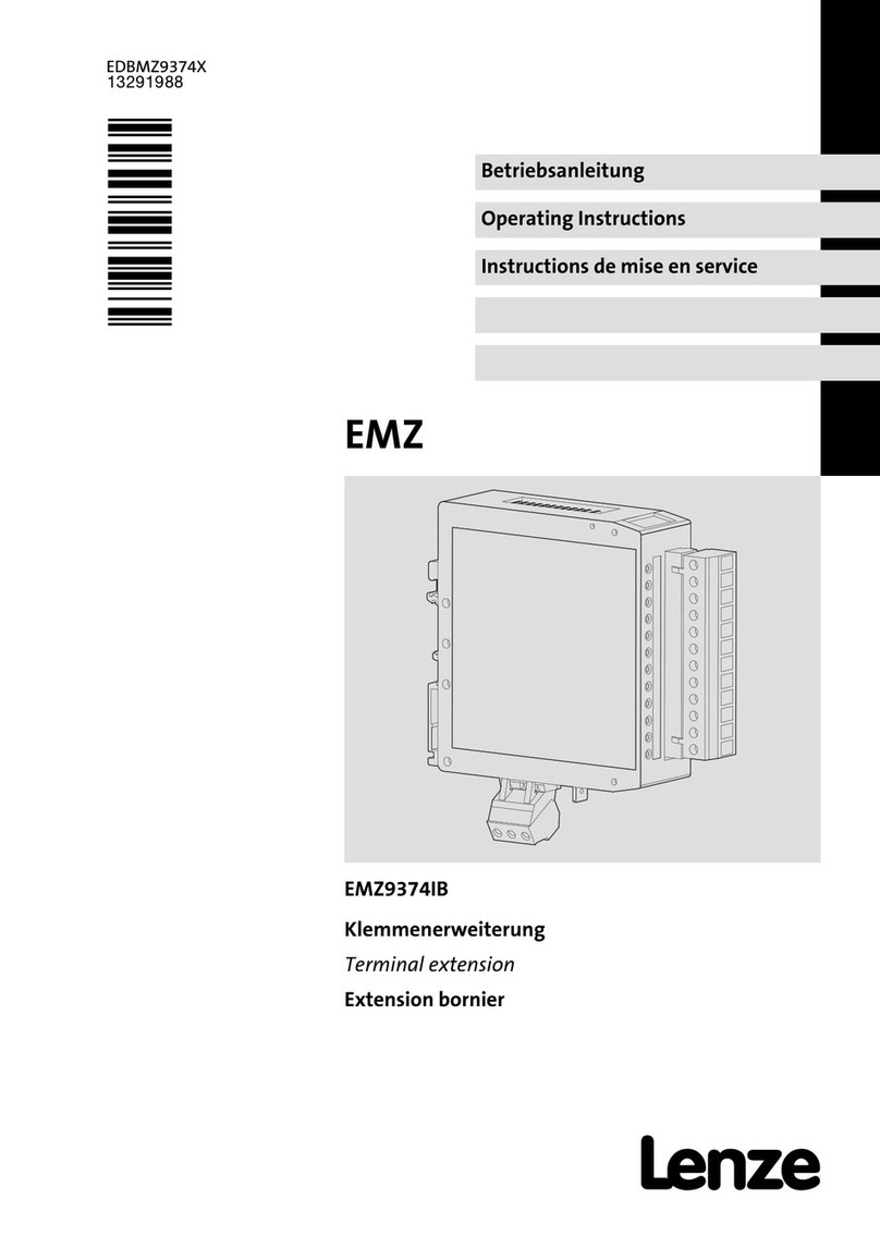 Lenze EMZ9374IB operating instructions