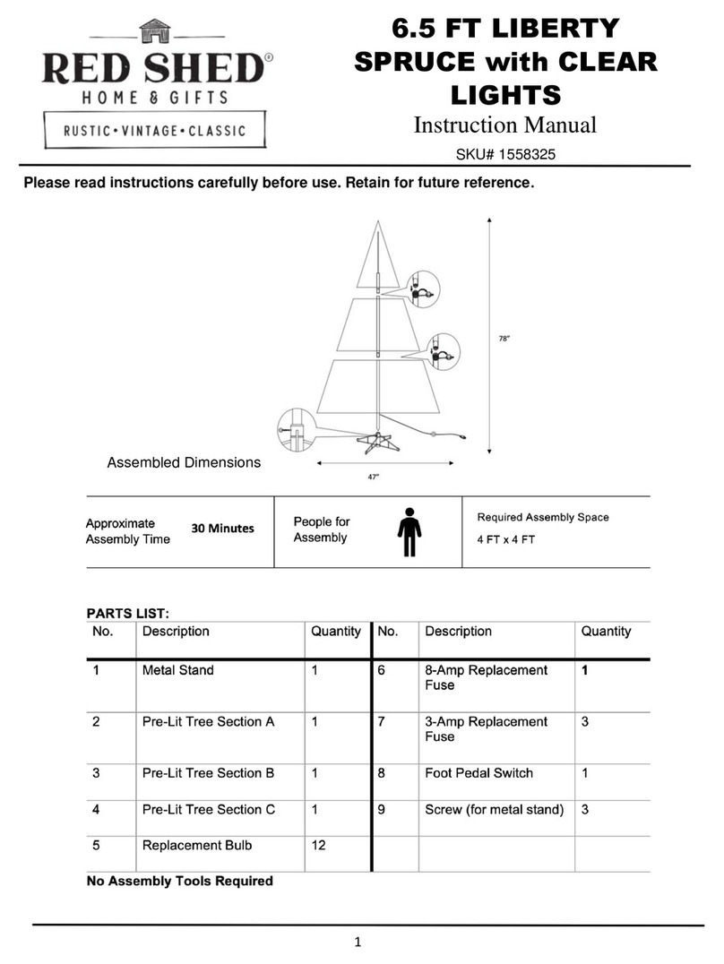 Red Shed 1558325 instruction manual