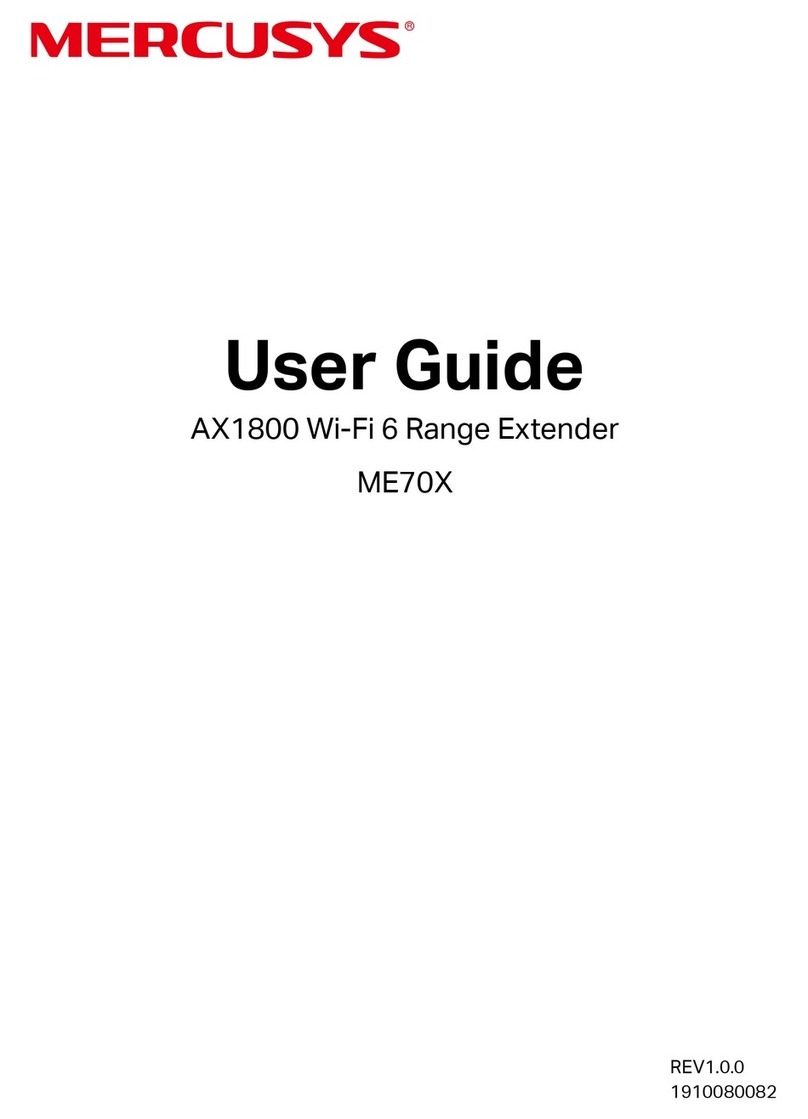 Mercusys ME70X User manual Mercusys ME70X User manual