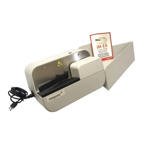 Neopost IM-15 manual