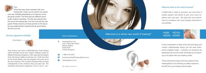 HearingDirect HD90 user guide