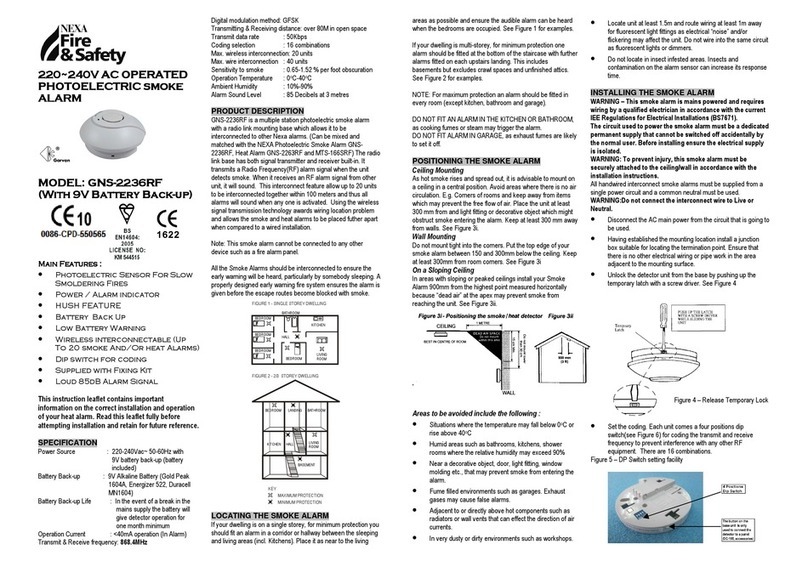 Nexa GNS-2236/RF User manual