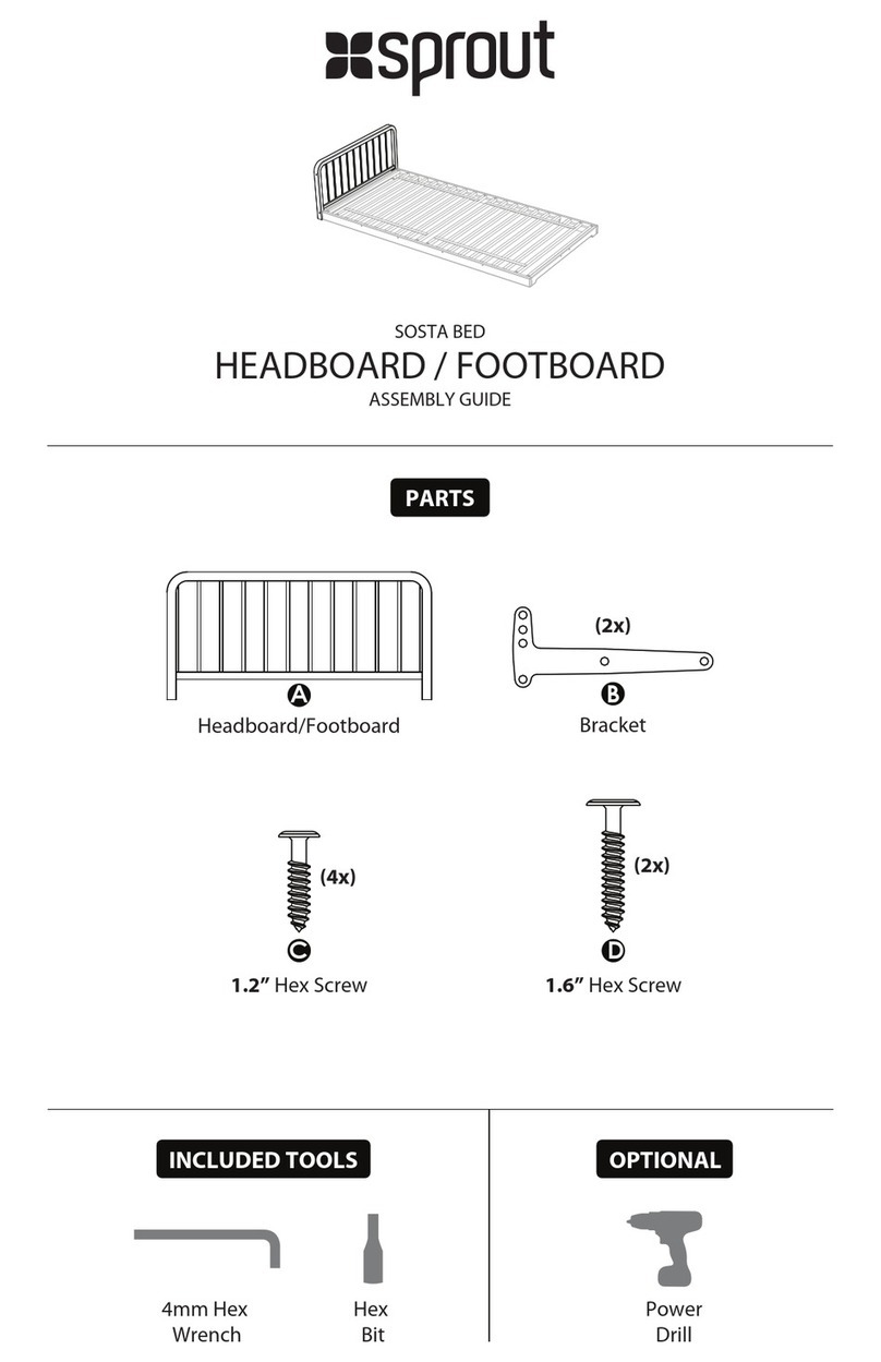 Sprout SOSTA BED HEADBOARD Assembly guide Sprout SOSTA BED HEADBOARD Assembly guide