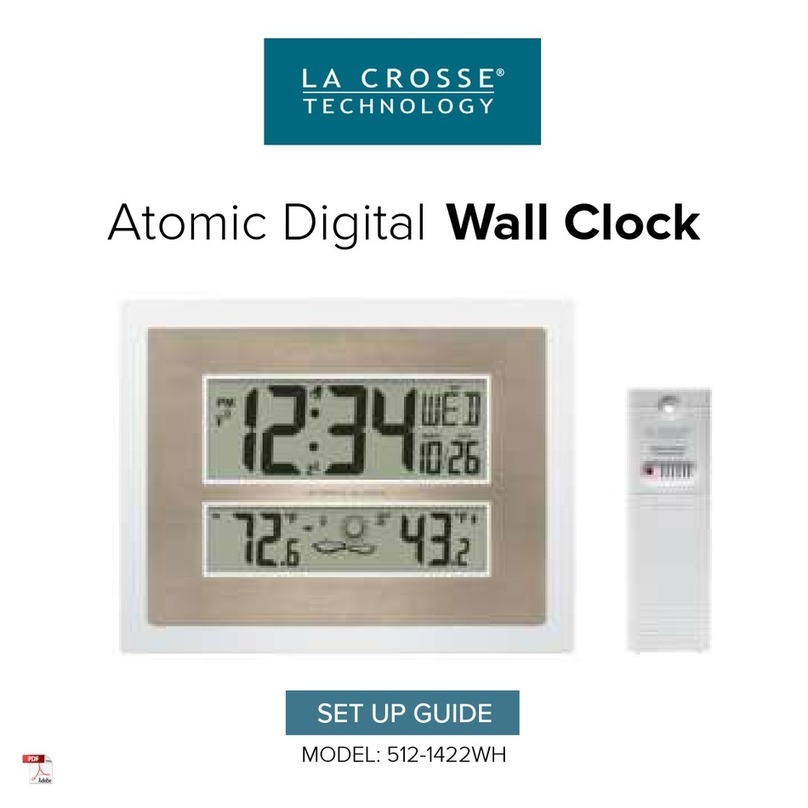 La Crosse Technology 512-1422WH Setup guide