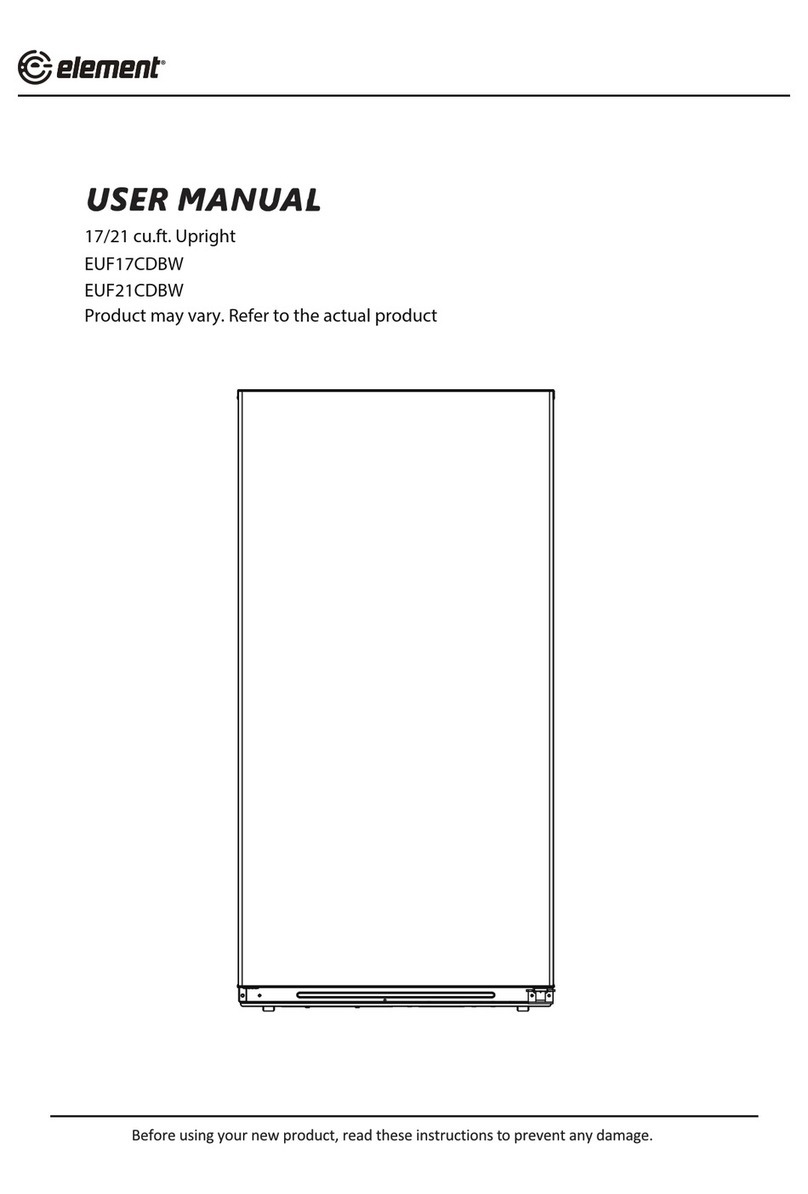 Element EUF17CDBW User manual Element EUF17CDBW User manual