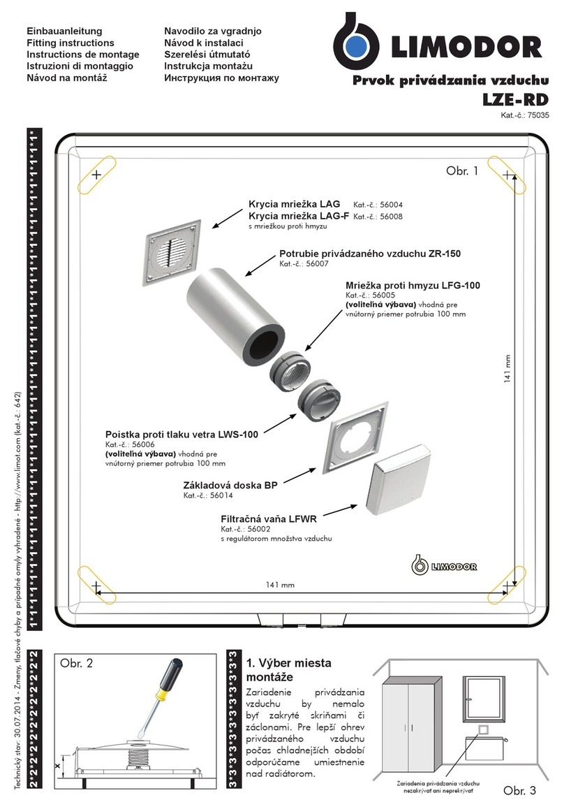 LIMODOR LZE-RD Fitting instructions