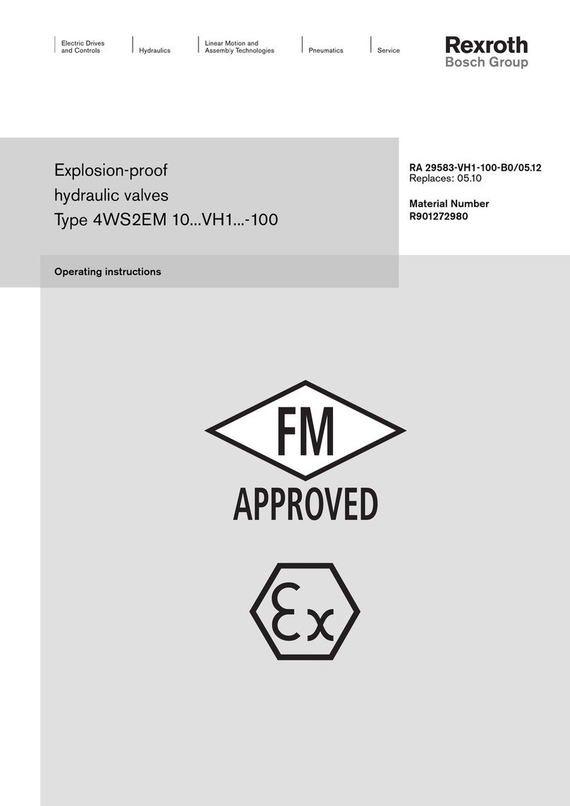 Bosch Rexroth 4WS2EM 10 Series operating instructions