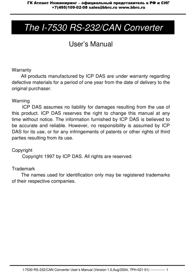 ICP DAS USA I-7530 user manual ICP DAS USA I-7530 user manual