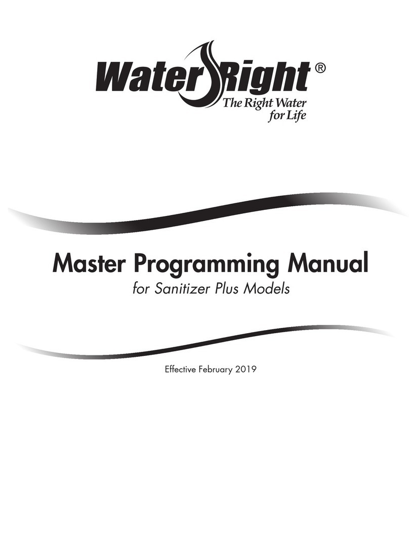 Water Right Sanitizer Plus Master Programming Manual
