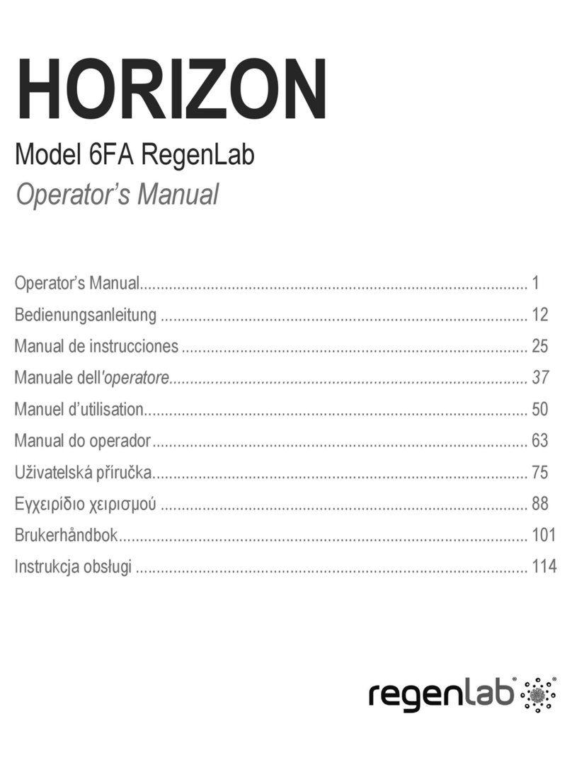 Drucker Diagnostics Horizon 6 FA Operator's manual