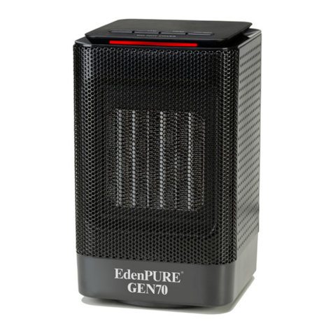 EdenPURE GEN70 DH-QN02 User manual