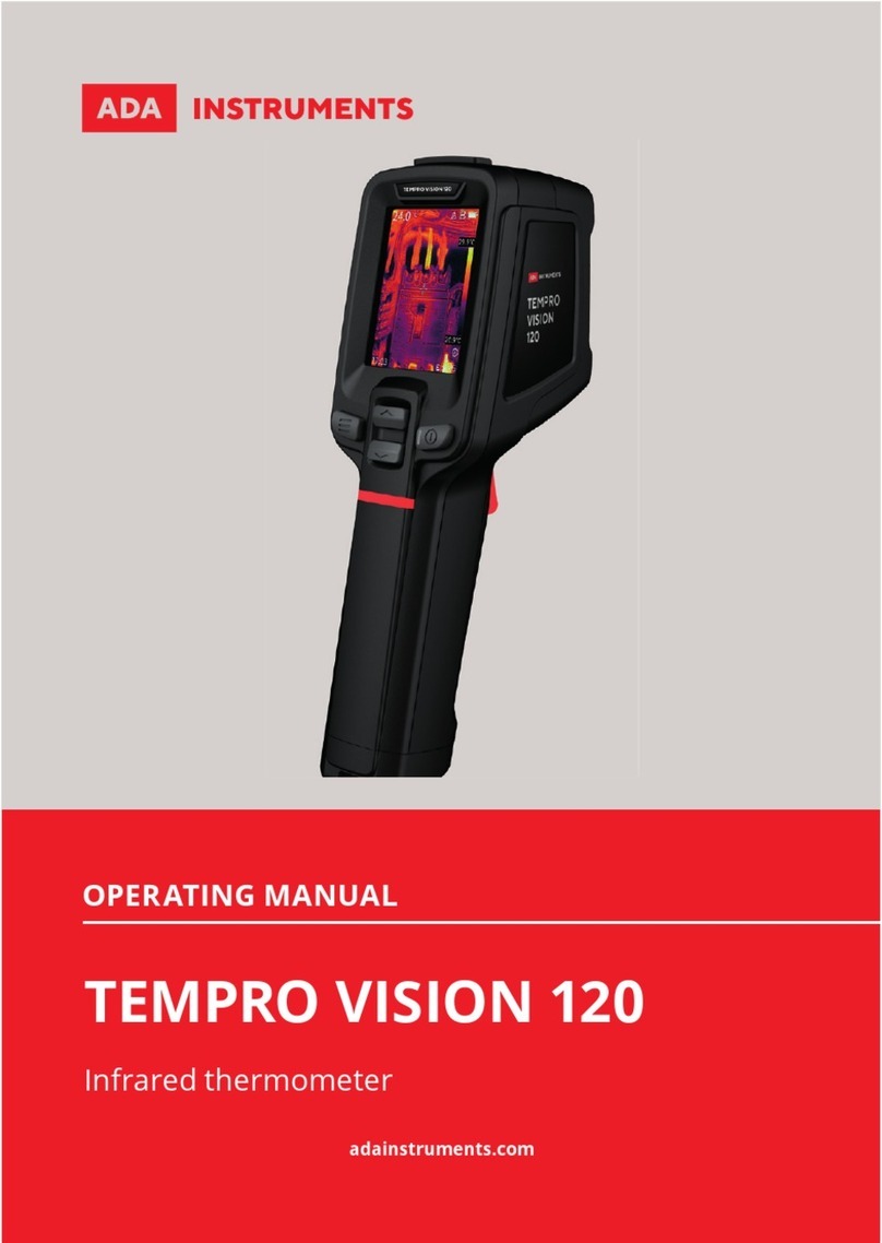 ADA INSTRUMENTS TEMPRO VISION 120 User manual
