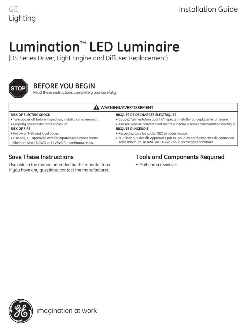 GE Lumination DS Series installation guide