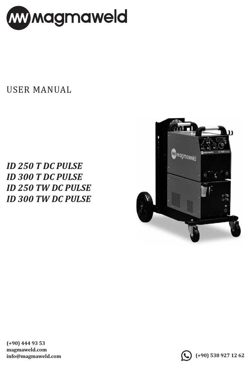 Magmaweld ID 250 T DC user manual