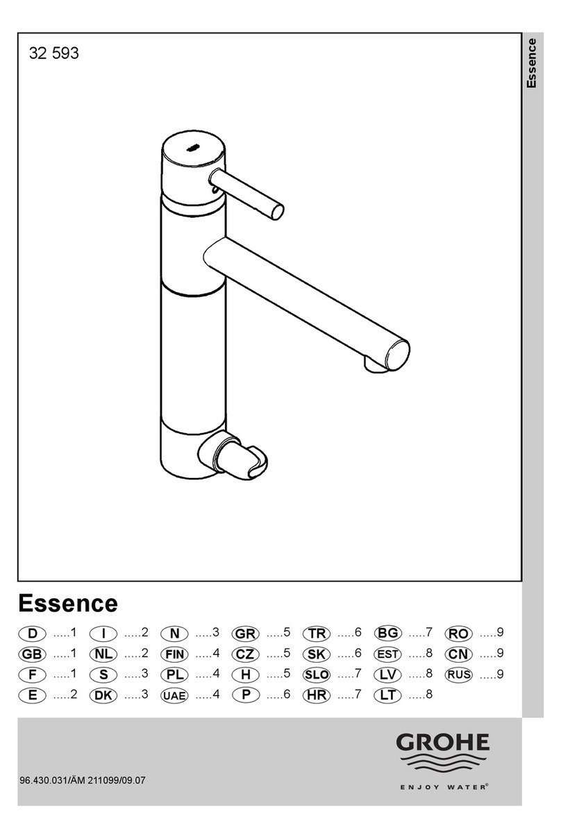 Grohe Essence 32593 User manual