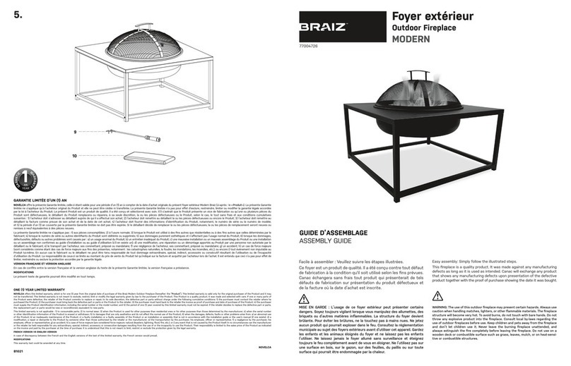 BRAIZ MODERN Assembly guide