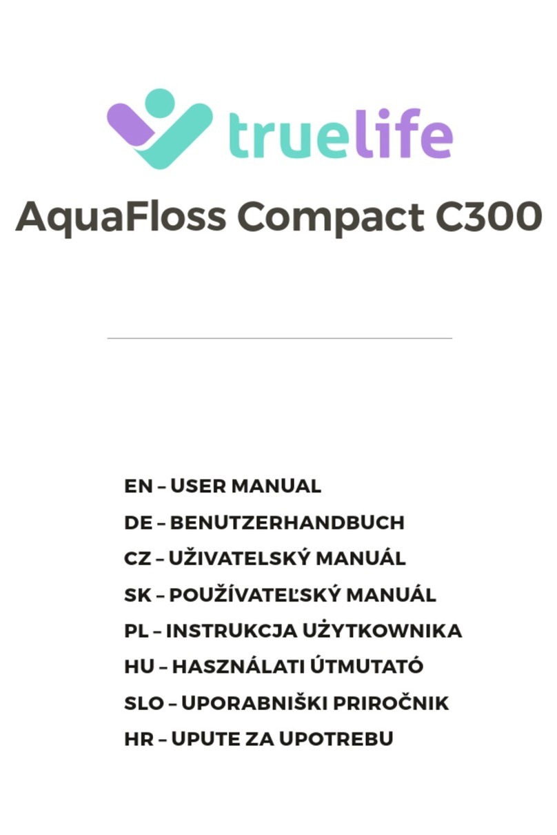 TrueLife AquaFloss Compact C300 user manual