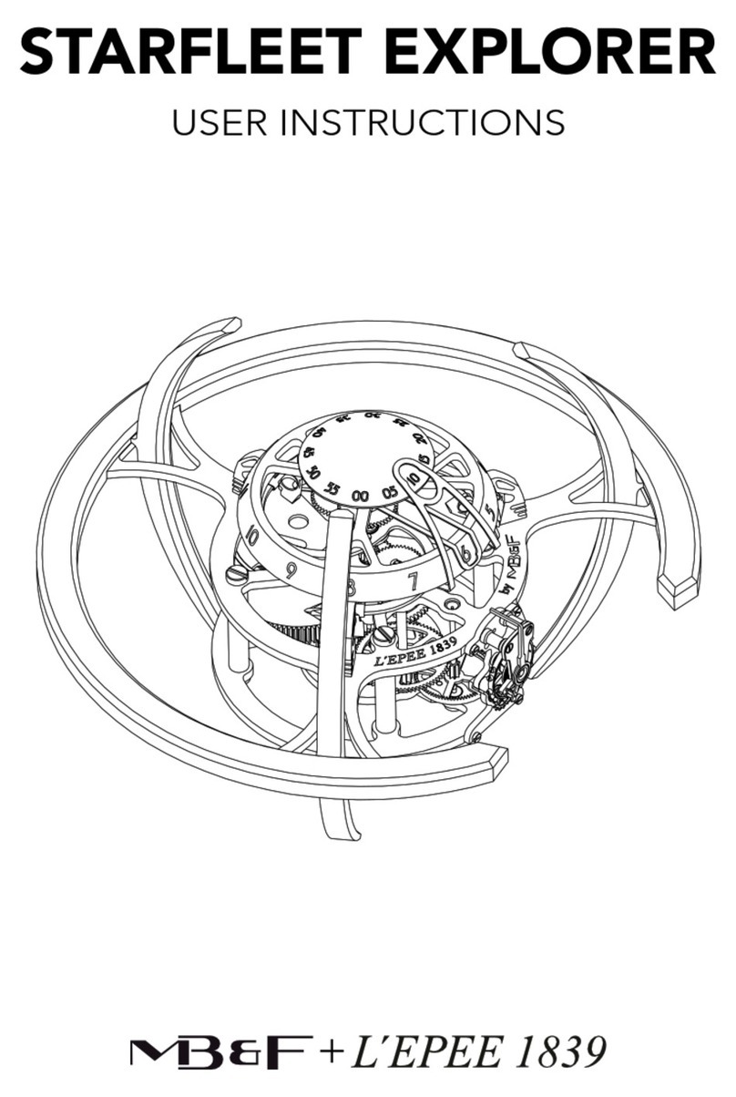 MB&F L'Epee 1839 Starfleet Explorer User instructions